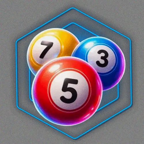 Numbered bingo balls