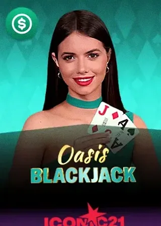 Oasis Blackjack live game cover