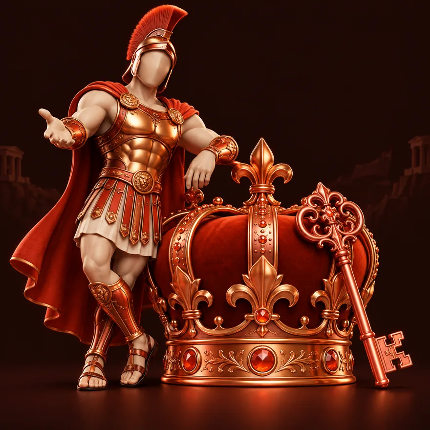 Royal crown and key — Slota
