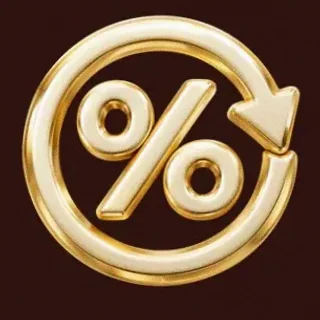 Gold percent symbol — Slota